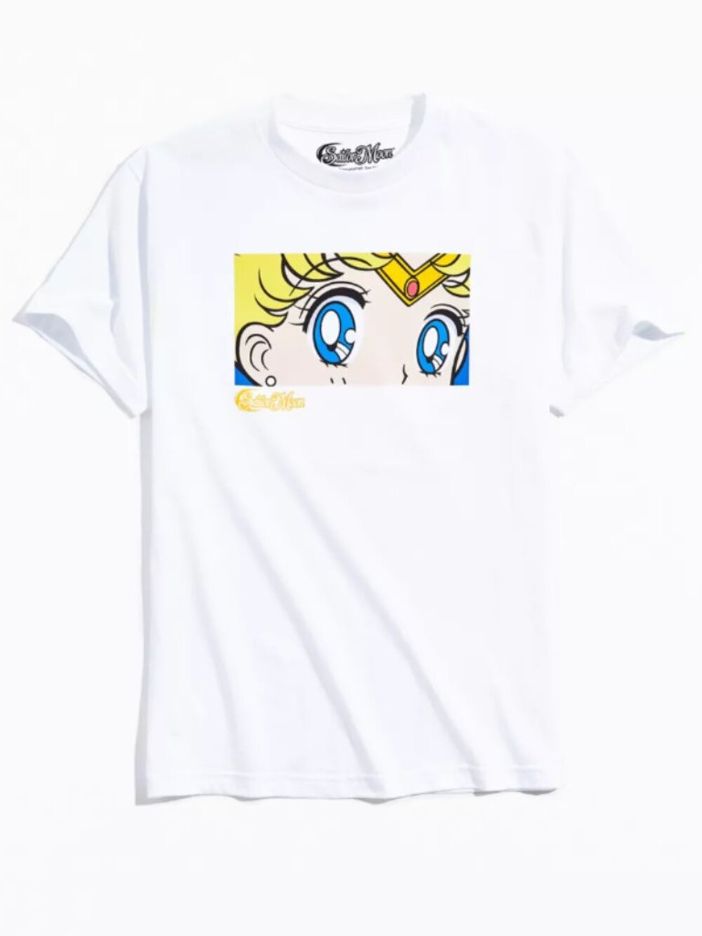 Urban Outfitters Sailor Moon Anime Eyes Cotton Graphic Tee Size Small